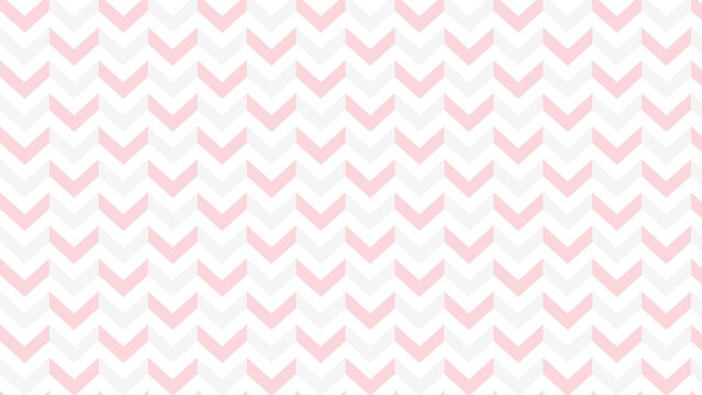 Seamless pastel pink chevron pattern featuring soft repeating geometric arrows.