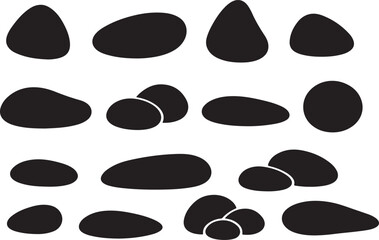 Fototapeta premium Minimalist Abstract Silhouette Elements Collection