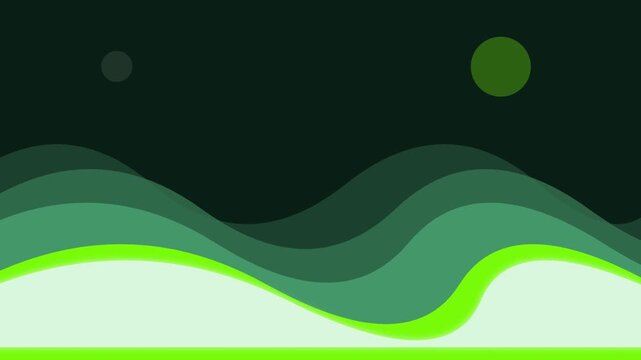 topographic map fluid motion abstract green background