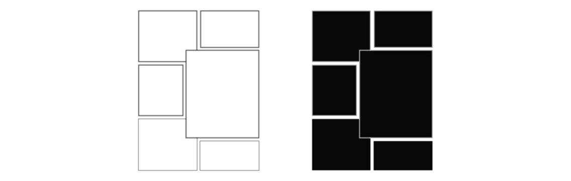 comic book storyboard templates with diverse panel structures and creative layouts