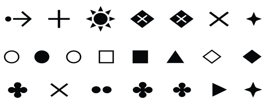 Arrow Bullet List Icon Design Featuring Fleche and Arrow Symbols Vector Illustration for Presentation Slides PowerPoint and Infographic Layouts