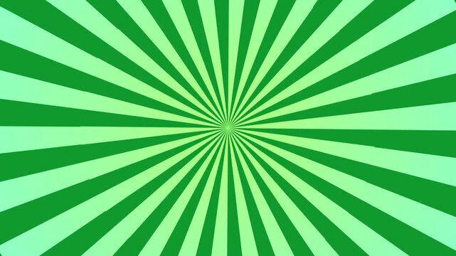 green rays sunburst background animation