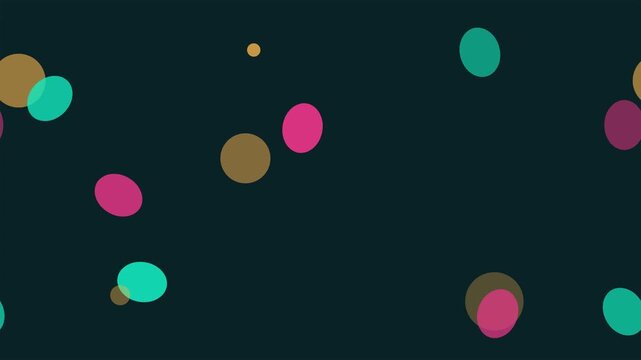Vibrant Summer Tropical Abstract Vector Pattern Loop