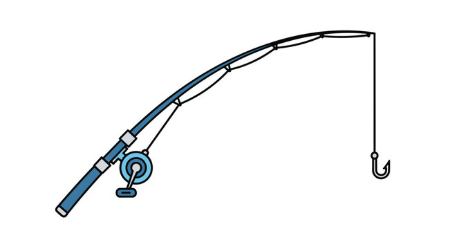 carbon blue fishing pole Maven Gulf 6'6