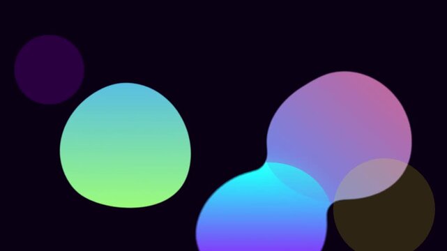 vivid liquid abstract morphing shapes vector background