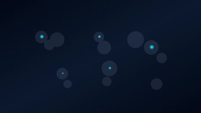 corporate globe network vector animation loop