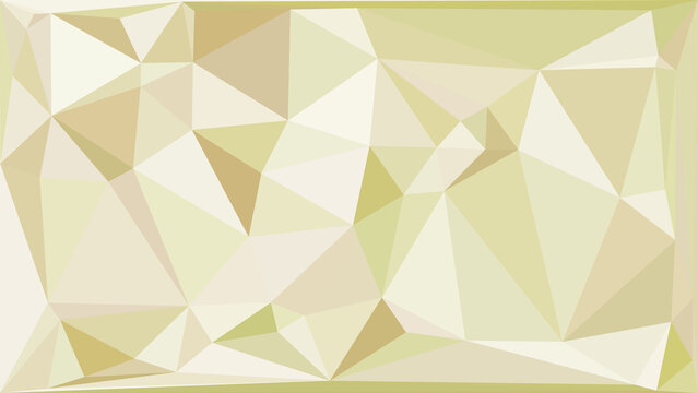 Soft beige and light brown geometric background with an artistic low poly triangular pattern style