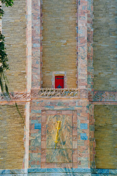 The landscape of Bok tower garden in lake wales of Florida