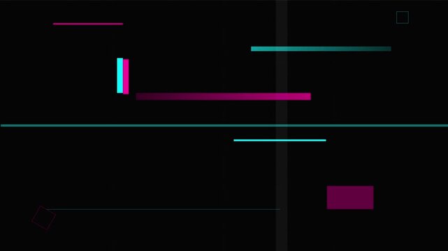 cyber tech abstract glitch effect vector motion background