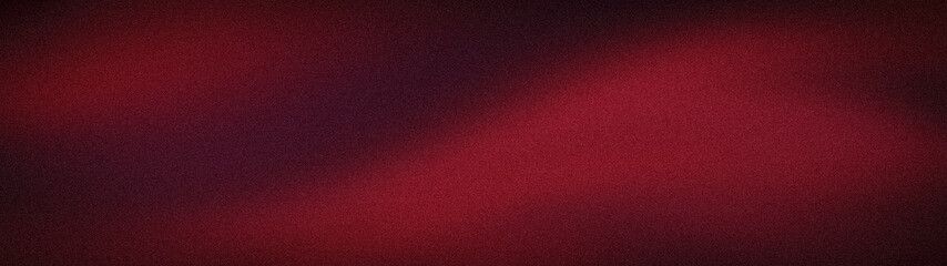 Fototapeta premium Luxury aesthetic modern wide red and burgundy wallpaper with black grainy texture