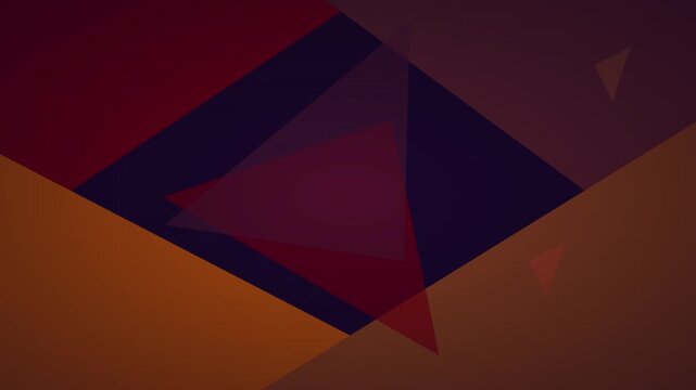 Abstract Modern Vibrant Triangle Pattern Motion Loop