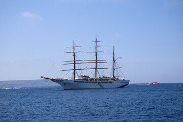 Ship in the sea, Malta, Gozo, Comino,  © Jelena
