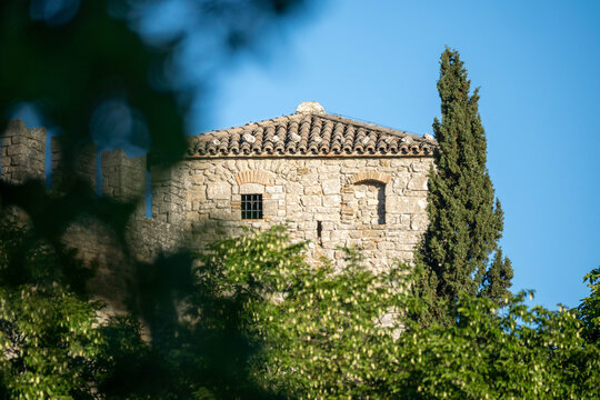 old castle in the mountains