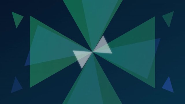 Abstract Triangular Prism Crystal Refraction Loopable Background