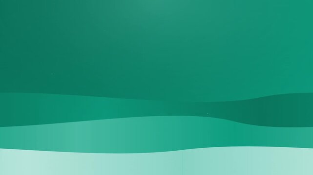Lush Gradient Green Wave Environment Vector Motion