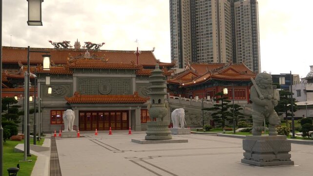 The White Jade Tai Hong Gong Shrine in Bangkok