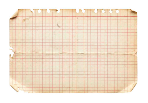 Vintage hand-drawn architectural blueprint on aged paper