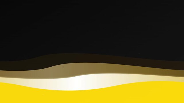 luxury gold and black abstract wave animation