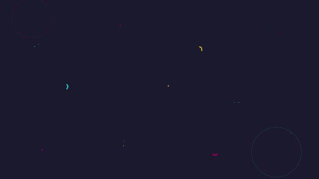 memphis design playful modern vector background animation
