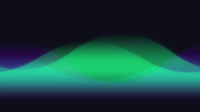Midnight Aurora Borealis Gradient Vector Motion Graphic