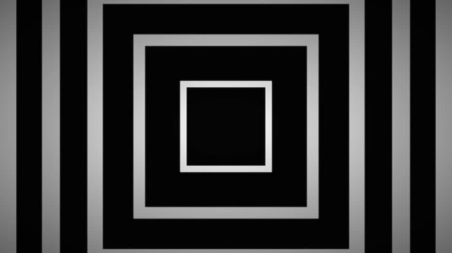 Minimal Black And White Optical Illusion Motion