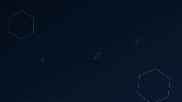 minimalist corporate blue geometric tech background animation flat