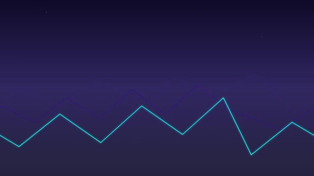 minimalist line art mountain vector motion animation