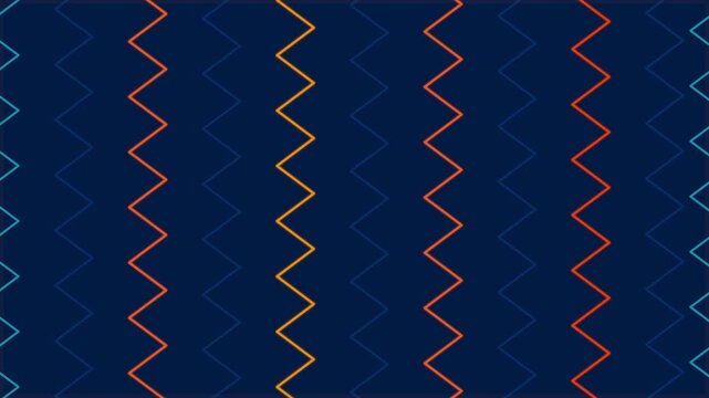 Modern Abstract Zigzag Background Motion Vector Design