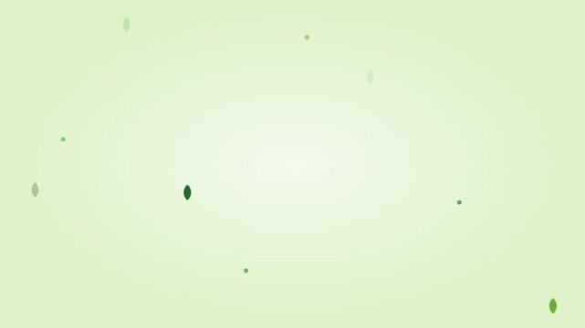 organic forest green symbol rain vector animation