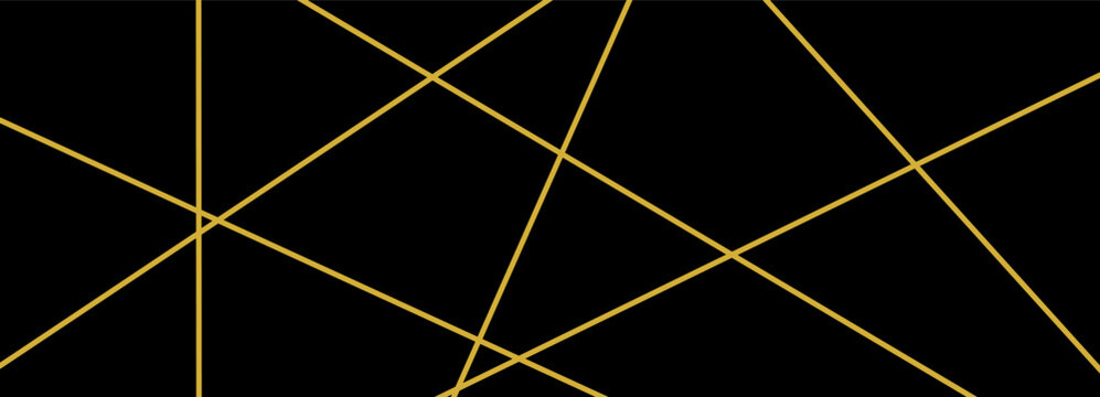Line gold chaotic with chaos pattern straight for random geometric abstract. Edgy elements luxury with design black irregular for modern uneven vector. Outline lineal line with web chaos disarray.
