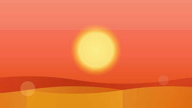 organic sunset warm orange gradient fluid vector