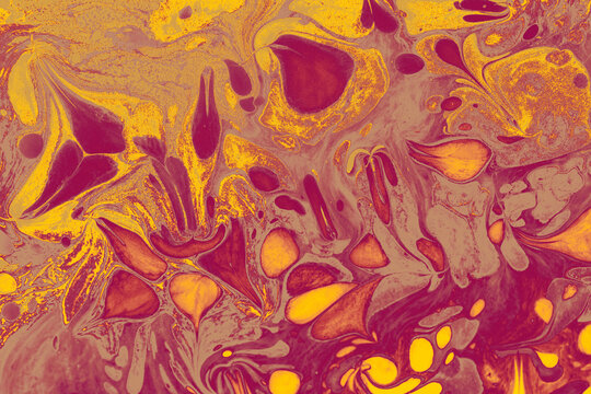 Abstract  Ebru Marbling Texture Background