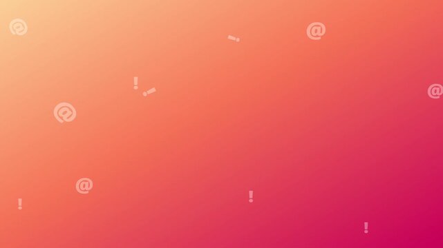 organic warm sunset gradient symbol rain motion art