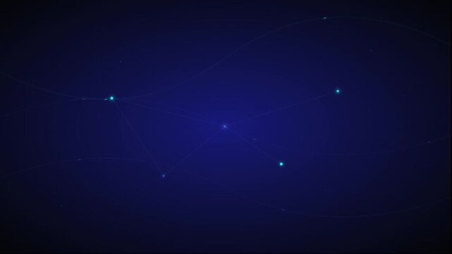 professional corporate blue network connection vector background