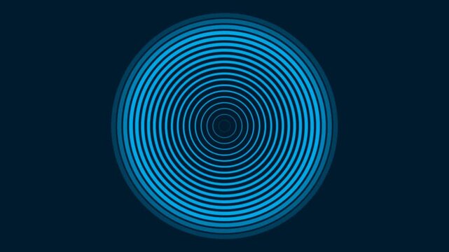 Concentric Water Ripples Abstract Background Animation