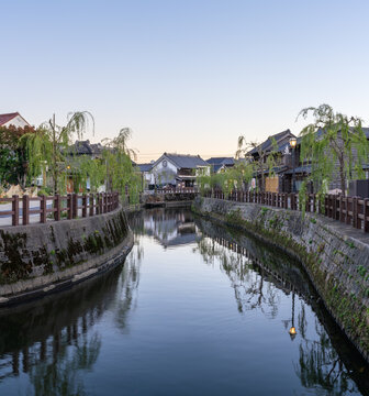 Historical canal district also known as Little Edo, Sawara town, Chiba Prefecture