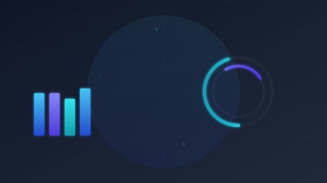 sleek modern infographic element vector motion graphic background