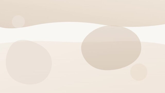 Soft Beige And Tan Organic Blob Motion Background