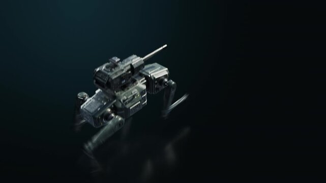 High tech unmanned weapon platform