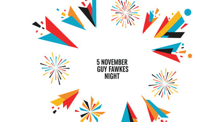 Fototapeta premium Illustrative depiction of dazzling fireworks exploding in the night sky, symbolizing a festive celebration or a momentous occasion