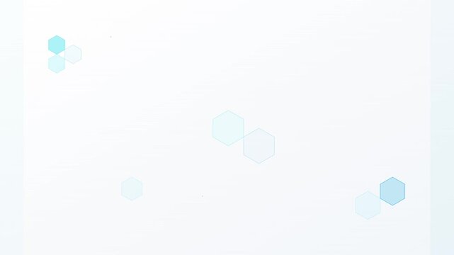 clean tech hex glitch digital vector background