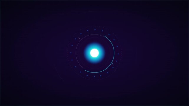abstract energy orb technology core vector animation