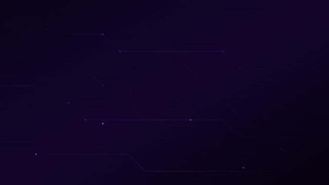 cyber security circuit board digital vector animation