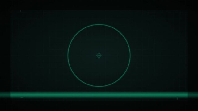 Cyber Tech Pulse Grid Radar Vector Animation