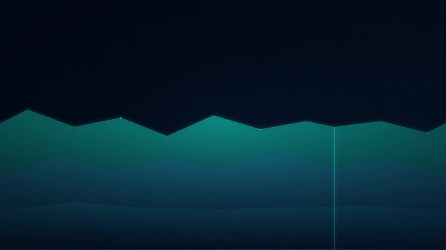 Deep Ocean Blue Financial Depth And Stability Background
