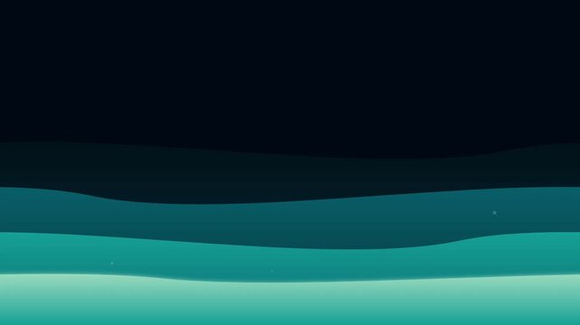 Deep Ocean Liquid Flow Abstract Vector Animation