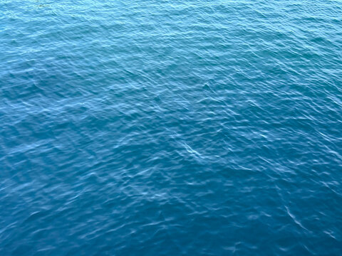 Blue water surface ripples aqua background