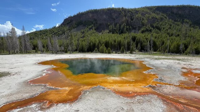 Emerald Pool in Black Sand Basin, Yellowstone