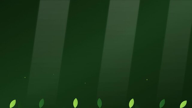 Eco Friendly Green Leaf Organic Presentation Background