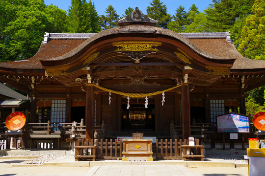 神聖な雰囲気に包まれた武田神社